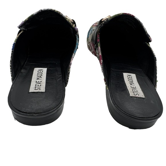 Steve Madden Kandi Slip-On Mule Elephant Tapestry Embellished Floral Beaded, 9.5 - Picture 11 of 16